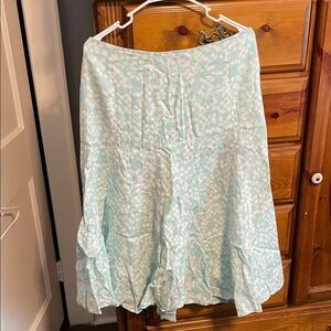Liz Claiborne Sky Blue A-Line Skirt